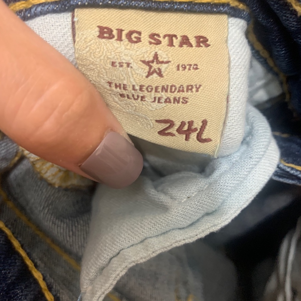 Womens Big star jeans. 24L. NWOT